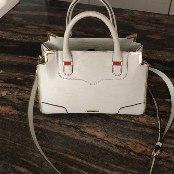 Rebecca Minkoff Handbags - Rebecca Minkoff light pale blue grey satchel bag